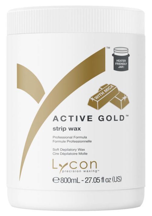 Cera Depilatoria Suave Lycon Active Gold 800ml Piel Sensible