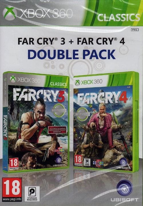 Pack Doble de Videojuegos Ubisoft Far Cry 3 + Far Cry 4