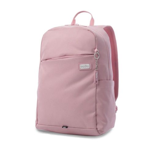 Mochila Mediana Totto Flint con Bolsillo Secreto, Ideal para la Escuela, Oficina o Viaje, 5L Rosa