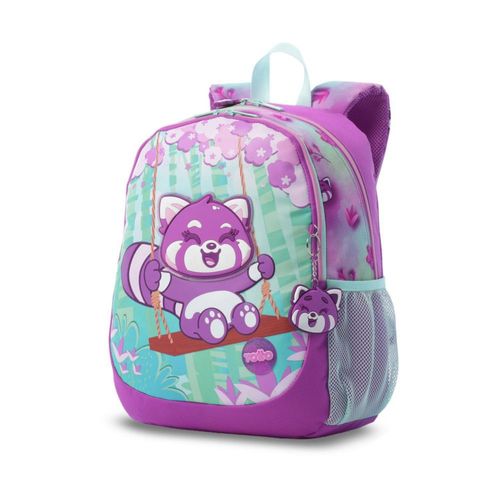 Mochila Escolar Mediana Totto para Niña con Bolsillo para Botella 18L Morada