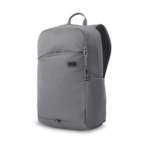 Mochila Mediana Totto Flint con Bolsillo Secreto, Ideal para la Escuela, Oficina o Viaje, 5L Gris