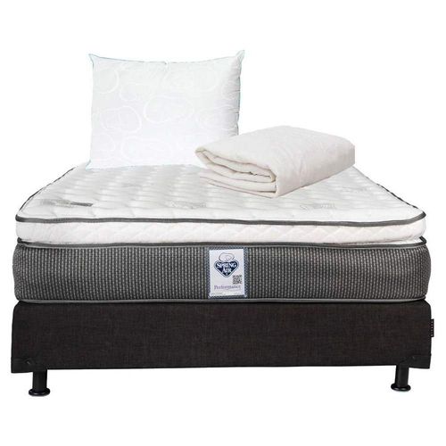 Colchón Matrimonial Phantom + Box + Almohada Osos + Protector RGH