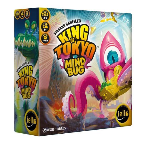 Juego de Mesa IELLO King of Tokyo Expansión Mindbug para Mayores de 8 Años