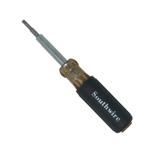 Destornillador MultiBit 6 en 1 Southwire de Acero Cromado con Mango Antideslizante