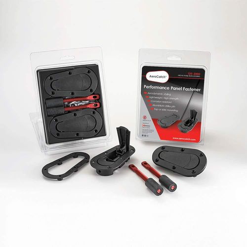 Kit de Pestillo de Capó Aerocatch 120-2000 de Montaje al Ras Negro
