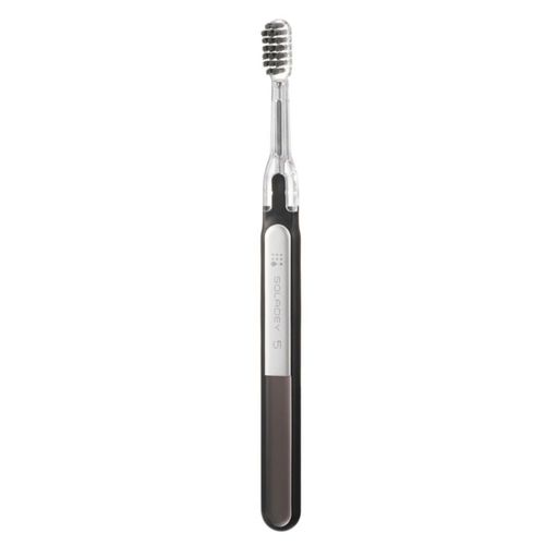 Cepillo de Dientes Iónico Soladey5 Negro Paneles Solares Grandes y Semiconductor de TiO2