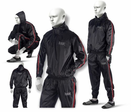 Traje de Sauna RAD para hombres y mujeres para pérdida de peso - Traje de sudoración para entrenamiento con capucha - Traje quema grasa - Aumenta la