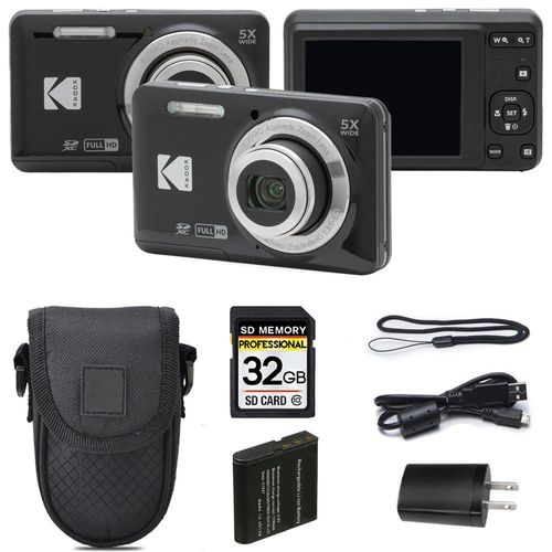 Cámara Kodak PIXPRO FZ55 de 16 MP con zoom 5x y Full HD 1080p