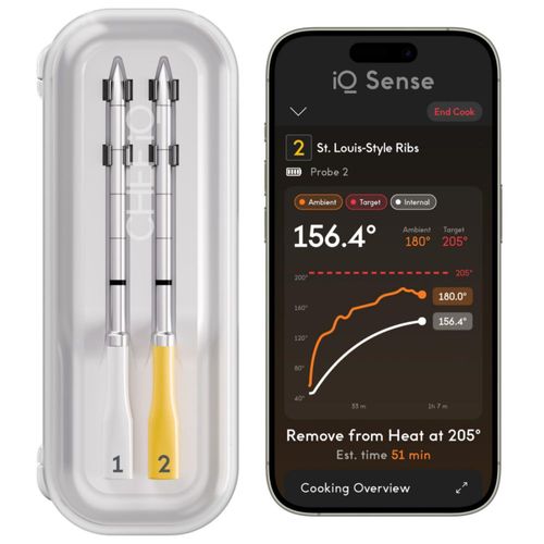 Termómetro CHEF iQ Sense Inalámbrico con 2 Sondas WiFi Gen3