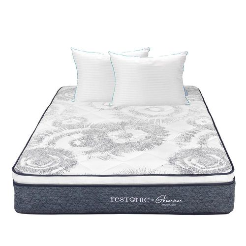 Colchon Individual Restonic Ghana Azul+ Almohada Royal Twin RGH