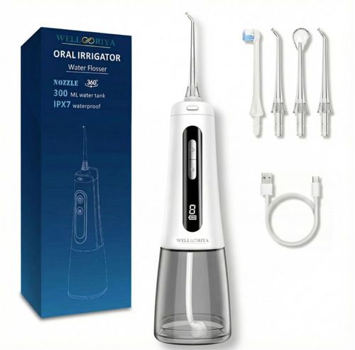 Irrigador Oral Wellooriya Water Flosser 300 ml USB-C