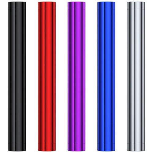 Contenedor de Tubo Metálico Urekt de Aluminio Impermeable Paquete de 5