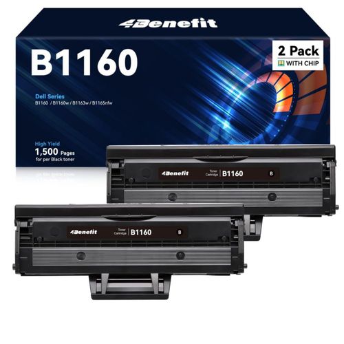 Cartucho de Tóner Compatible 4Benefit B1160 Paquete de 2