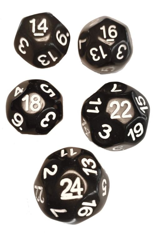 Juego de Dados Impact! Set de 5 Dados Inusuales