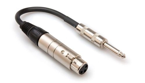 Transformador de impedancia Hosa MIT-176 XLR hembra a 1/4 de pulgada
