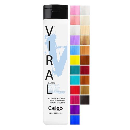 Champú depositante de tintes para el cabello Celeb Luxury Viral Colorwash