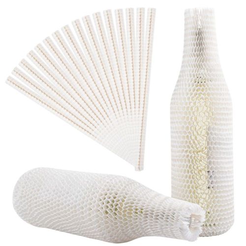 Material de embalaje aromeili 36 unidades protector de botellas de vino con estructura de panal