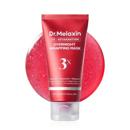 Mascarilla facial Dr.Melaxin TXA Astaxantina 80 ml para uso nocturno