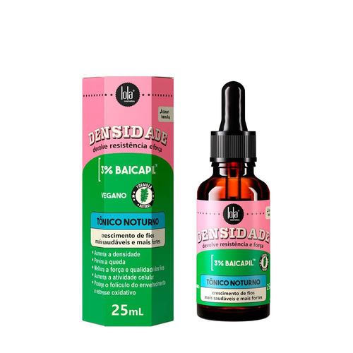 Tónico nocturno Lola Densidade 25 ml sérum capilar vegano