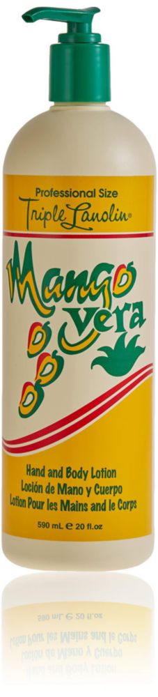 Loción para manos y cuerpo con triple lanolina y mango vera 600 ml