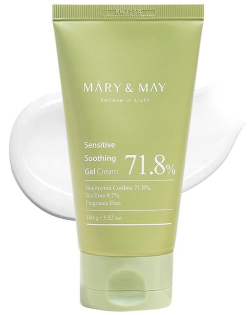 Crema facial Mary&May gel calmante para personas sensibles con árbol de té 100 ml