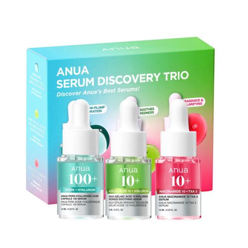 Set de cuidado de la piel ANUA Serum Discovery Trio con ácido hialurónico