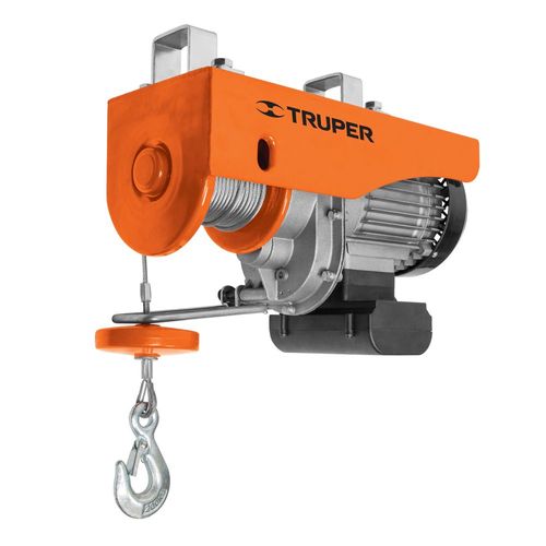 Polipasto Truper eléctrico de 400 kg POLE400 naranja