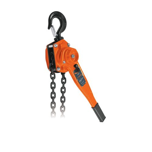 Polipasto Truper de palanca 1 1.2 toneladas  POPA112 naranja