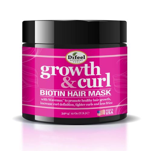 Mascarilla Capilar Difeel Growth & Curl con Biotina 340 g