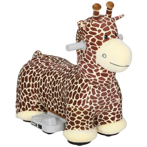 Juguete Montable Qaba Jirafa de Peluche con Batería de 6V