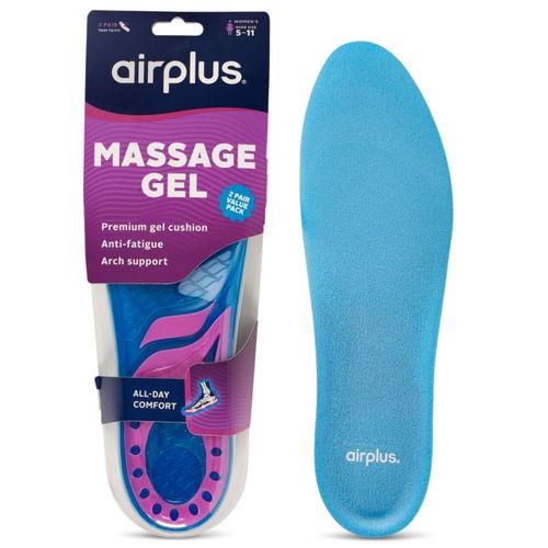 Plantillas de Gel Airplus con Masaje y Soporte para el Arco