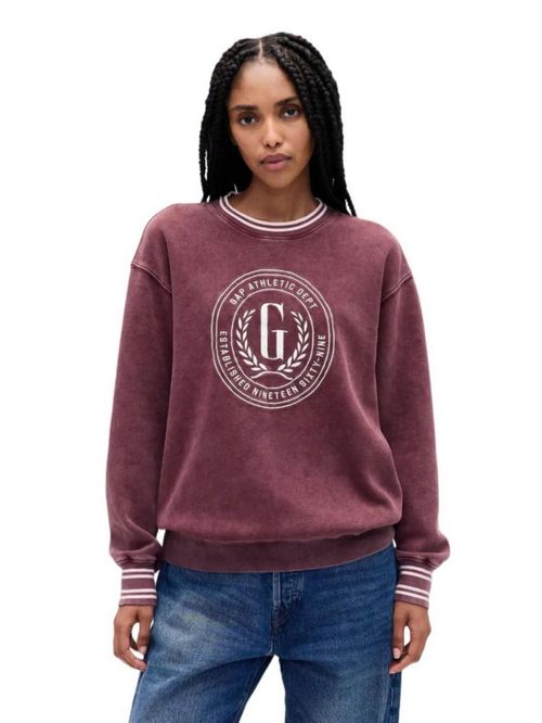 Sudadera GAP color vino desvalado