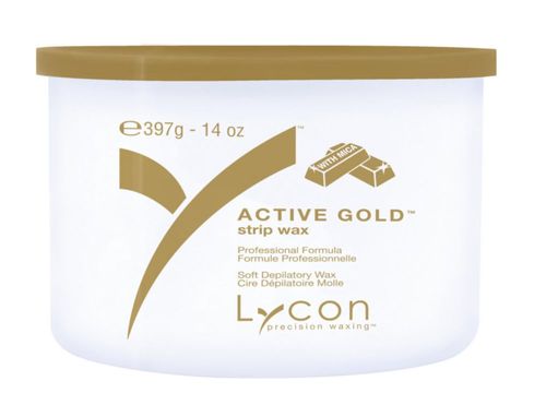 Cera Depilatoria Suave Lycon Active Gold 400 ml para Piel Sensible
