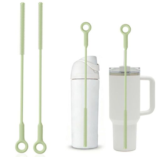 Set de Cepillos Limpiadores de Popotes de Silicona Raymeefa Sin Rayones
