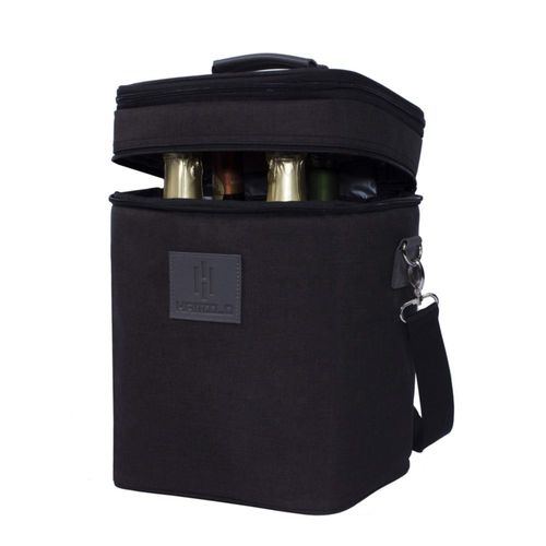 Bolsa Térmica HAMILO 22x19x32cm para 4 Botellas de Vino