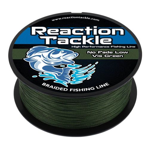 Línea de Pesca Trenzada Reaction Tackle 9 kg 914 m Verde