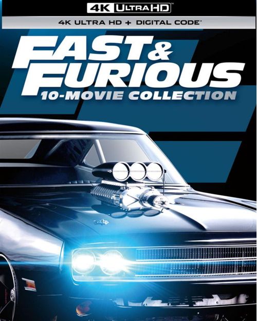 Colección Física Universal Fast & Furious 10 Películas 4K UHD