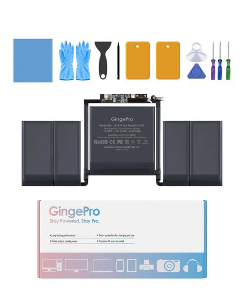 Batería GingePro A1819 para MacBook Pro 13" A1706