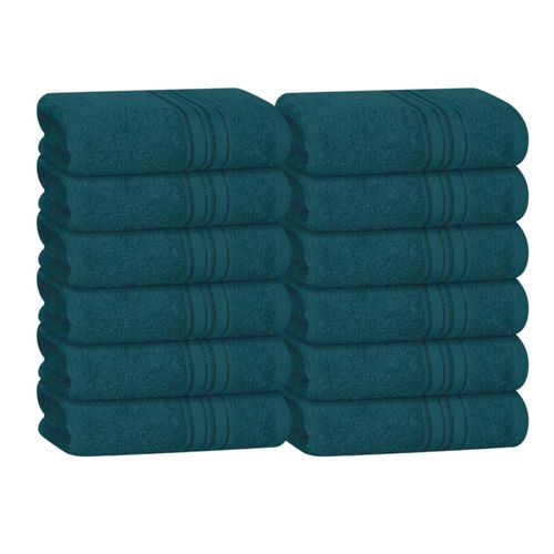 Toallas BOUTIQUO 12 piezas de algodón 30x30 cm para rostro