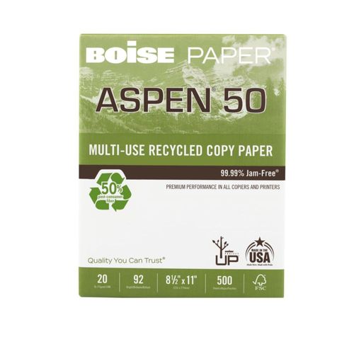 Papel para Impresora Boise ASPEN 50 216x279 mm 500 Hojas