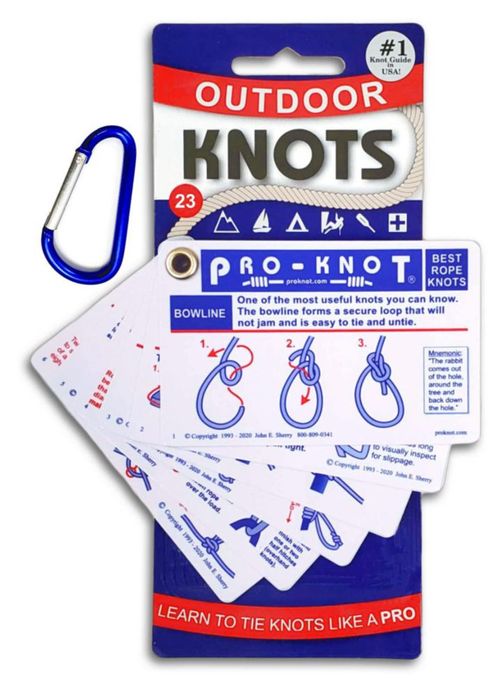 Libro Pro-Knot de Nudos para Exterior Impermeable y Portátil