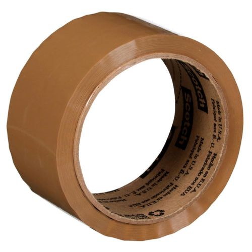 Cinta Adhesiva 3M Scotch 371 Color Canela 4.8 cm x 50 m Paquete de 6