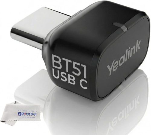 Adaptador de Red Global Teck BT51 USB-C Bluetooth Alcance 30 m