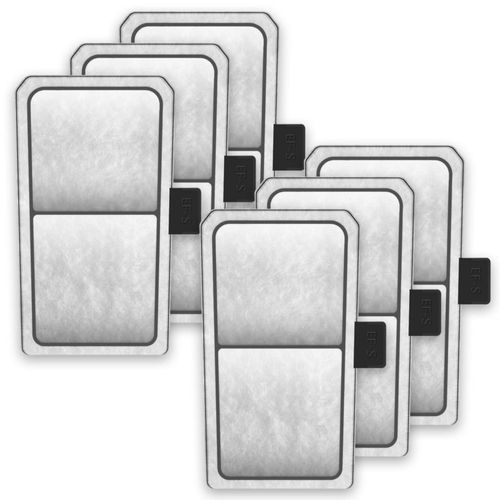 Cartucho de Filtro SAMANIJA Paquete de 6 para Top Fin EF-S BF5