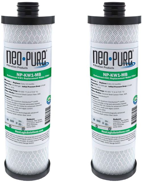 Filtro de Agua Neo-Pure NP-KW1-MB 10" 5 Micrones Paquete de 2