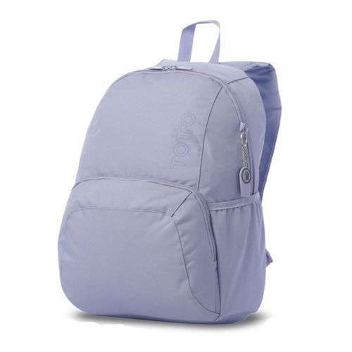 Mochila Mediana Totto Ometto 2.0 con Porta Laptop 14" con Bolsillo Lateral, Ideal para la Escuela, Oficina o Viaje 20L Lila