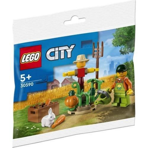 Juguete de construcción LEGO City 30590 Farm Garden con espantapájaros