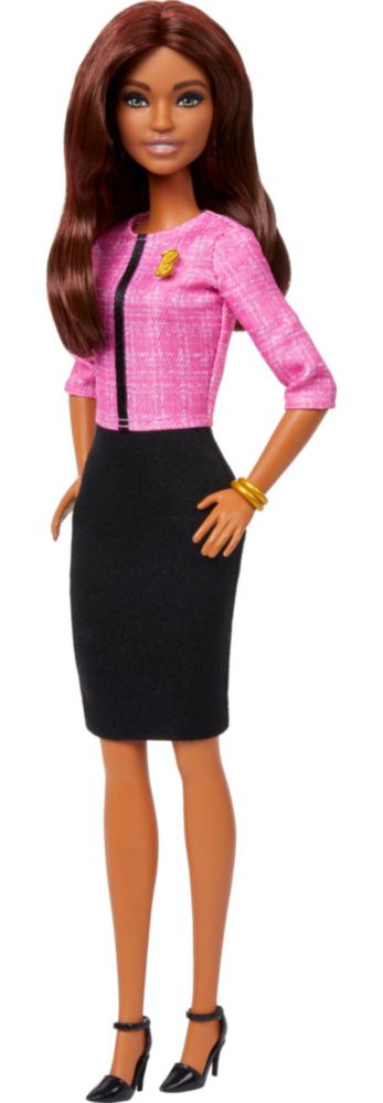 Muñeca Barbie Careers Future Leader con cabello castaño claro