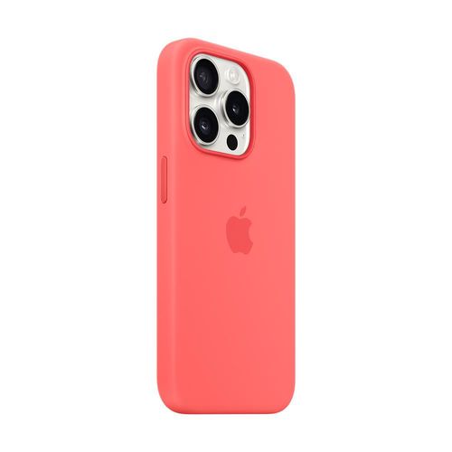 Funda Apple iPhone 15 Pro MagSafe Silicon Guayaba