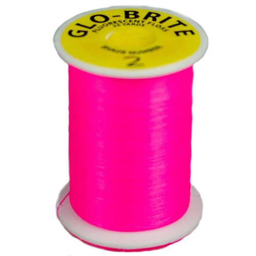 Hilo Hareline Glo Brite Fluorescente Rosa Fucsia 23m
